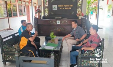 Perkuat Sinergi, Perhutani Madura Terima Kunjungan Binmas Polres Pamekasan